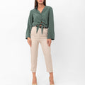 Marilyn Tie-Up Shirt - Green