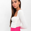 Belle Illusion Top - White