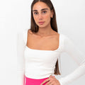 Belle Illusion Top - White