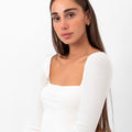 Belle Illusion Top - White