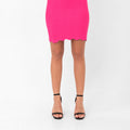 Parker Scalloped Pencil Skirt - Pink