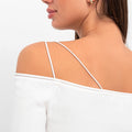 Tori Cutaway Off-Shoulder Top