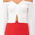Tori Cutaway Off-Shoulder Top