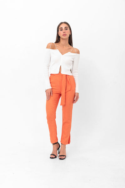 Tori Cutaway Off-Shoulder Top