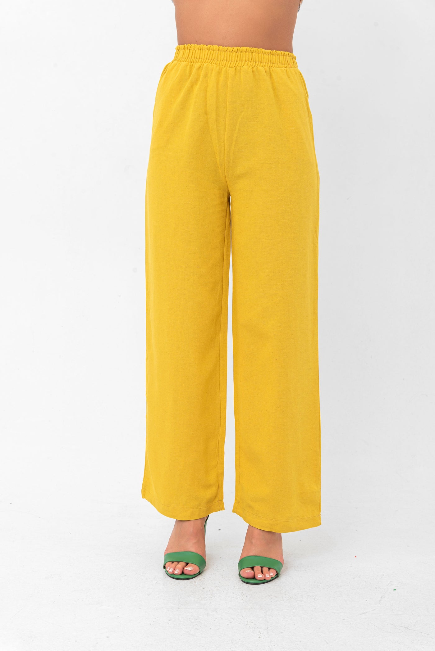 Roxy Casual Lounge Pants - Yellow
