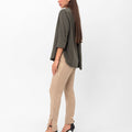 Vanessa Slouchy Button-Up Shirt - Green