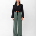 Marilyn Tie-Up Shirt - Black