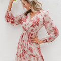 Stolen Flowers V-neck Mini Dress