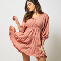 Classy Promises V-neck Mini Dress
