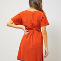 Good Vibes Button Up Mini Dress