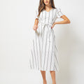 Loyal Passion Striped Midi Dress