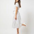 Loyal Passion Striped Midi Dress