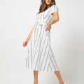 Loyal Passion Striped Midi Dress