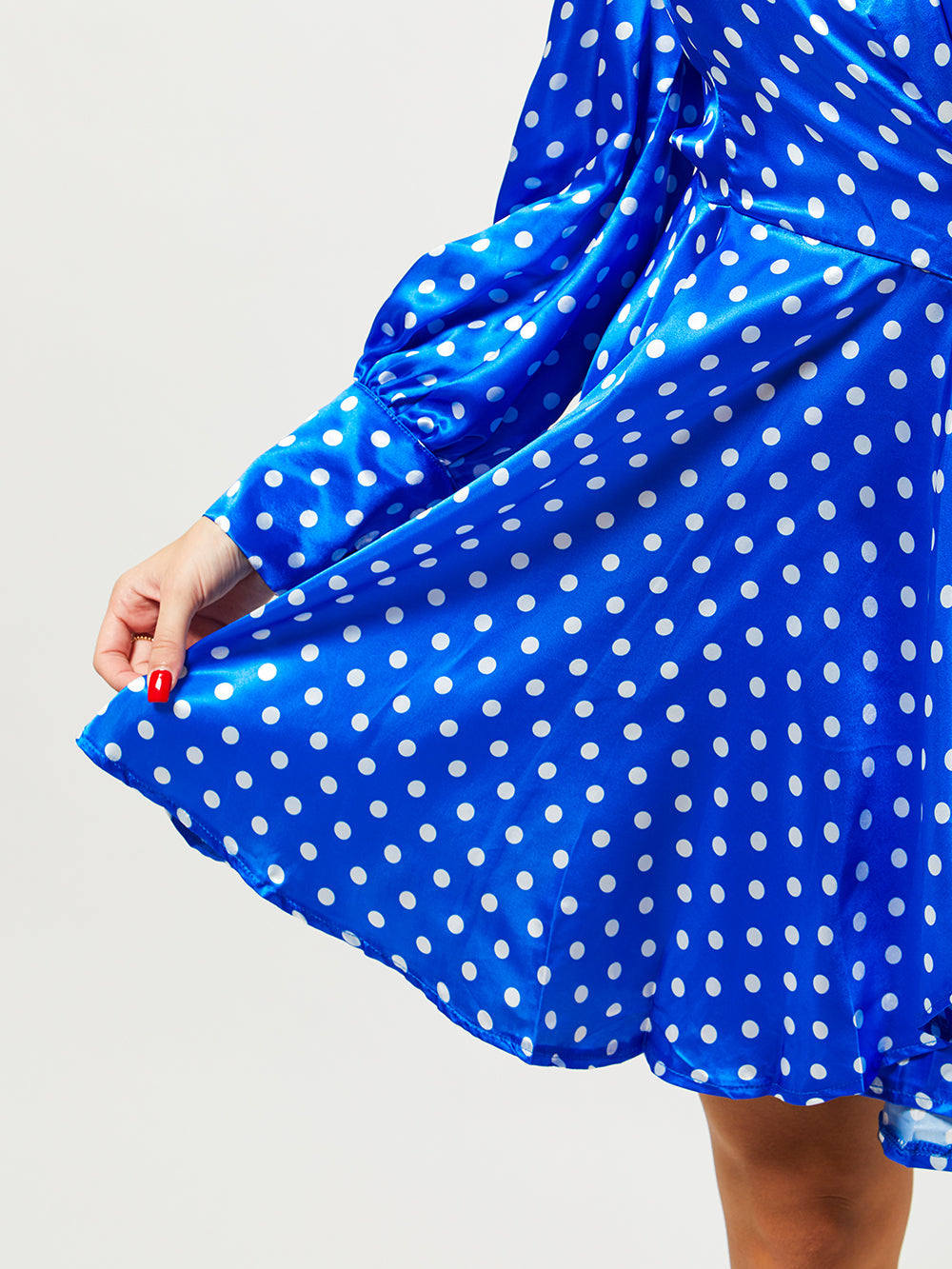 Chocolate Desires Polka Dot Mini Dress