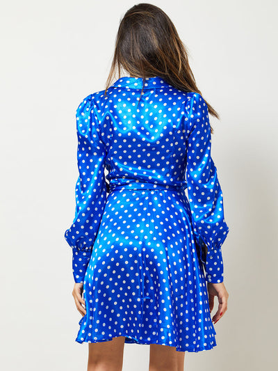 Chocolate Desires Polka Dot Mini Dress