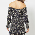 Floral Sensation Off-shoulder Mini Dress