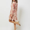 Stolen Flowers V-neck Mini Dress