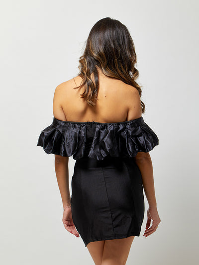 Date Night Ruffle Mini Dress