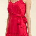 Trendy Belted Maxi Dress