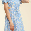 Floral A-Line Mini Dress