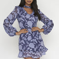 I Love Long Sleeves Floral Dress