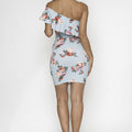 Be bold One-off shoulder floral dress