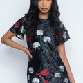 Let me have your attention Black Elegant short dress