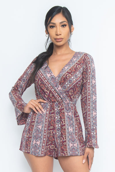 Summer vibes short romper