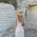 Snowy Aesthetic long white dress