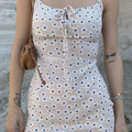 Snowy Aesthetic long white dress
