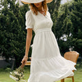Always a Lover Tiered Midi Dress
